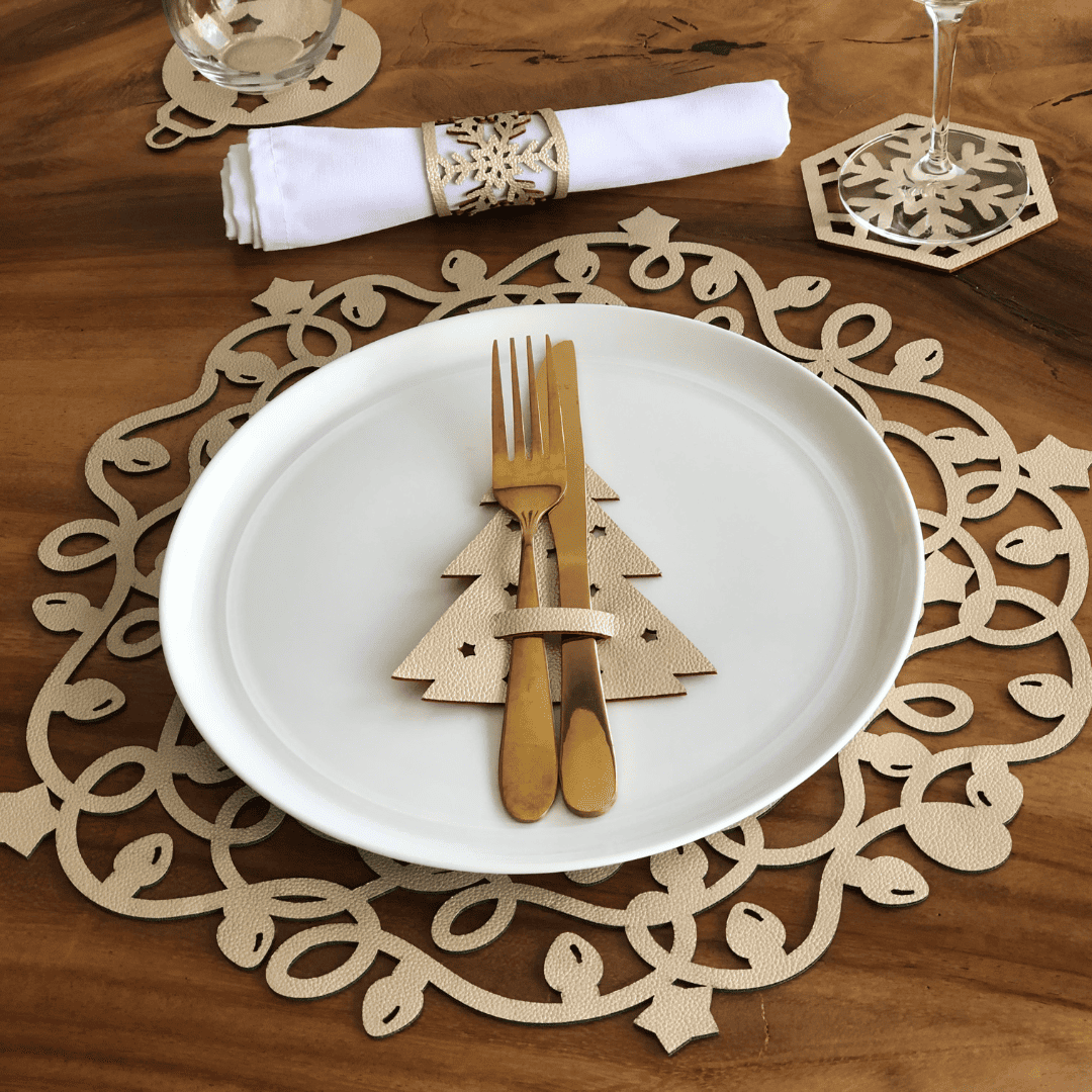 Individual Doble Faz - Navidad Modelo Luces