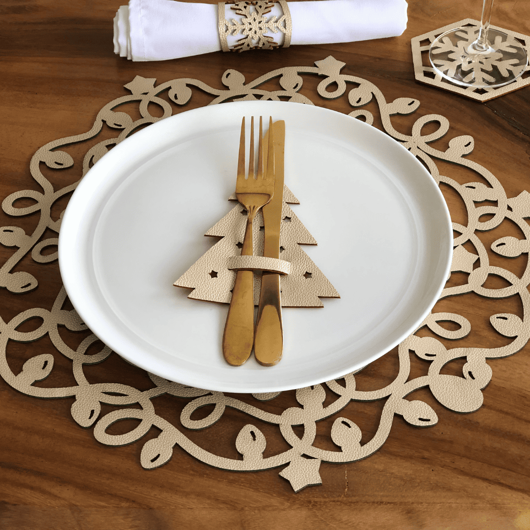 Individual Doble Faz - Navidad Modelo Luces