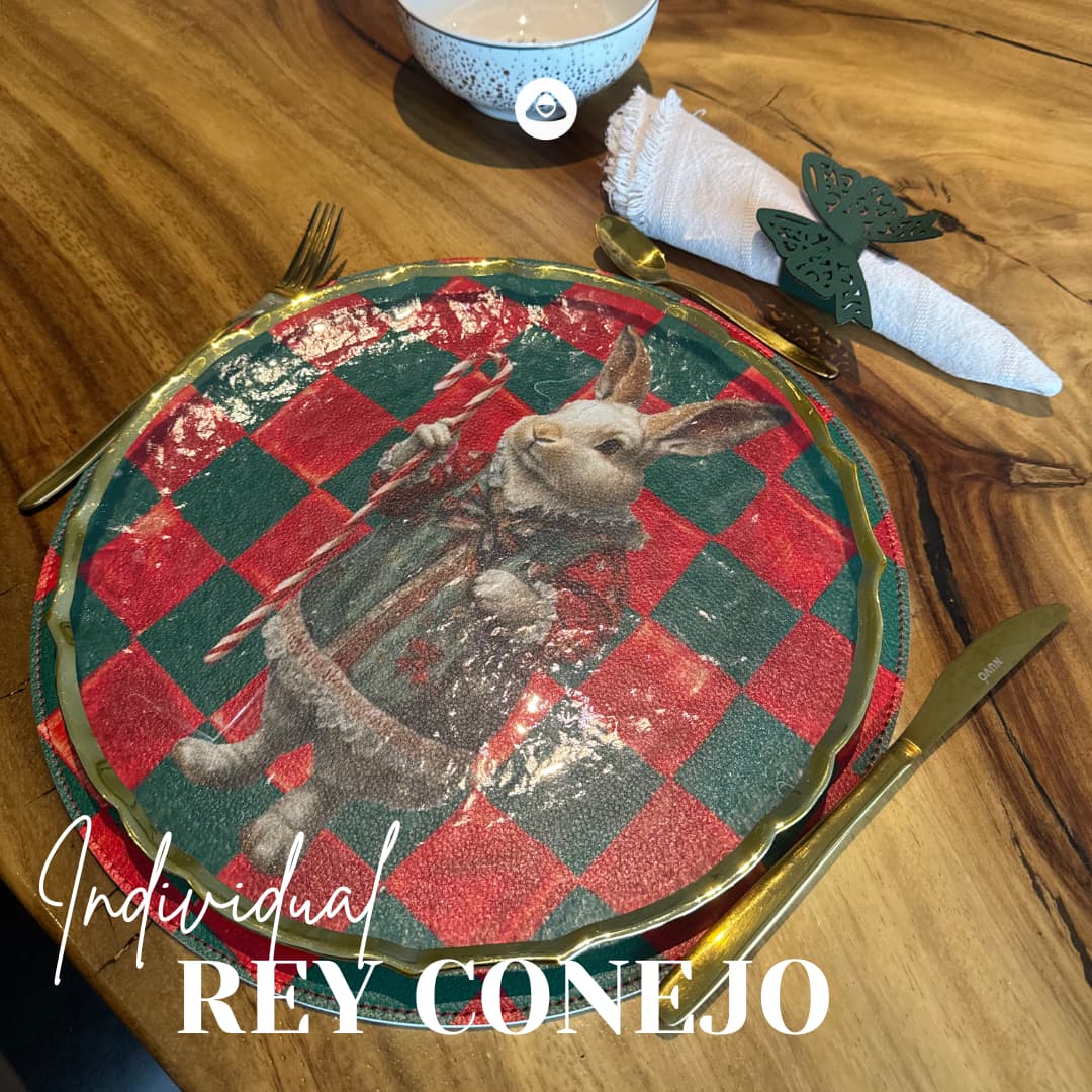 Individual Doble Faz - Galería Navidad Modelo Rey Conejo
