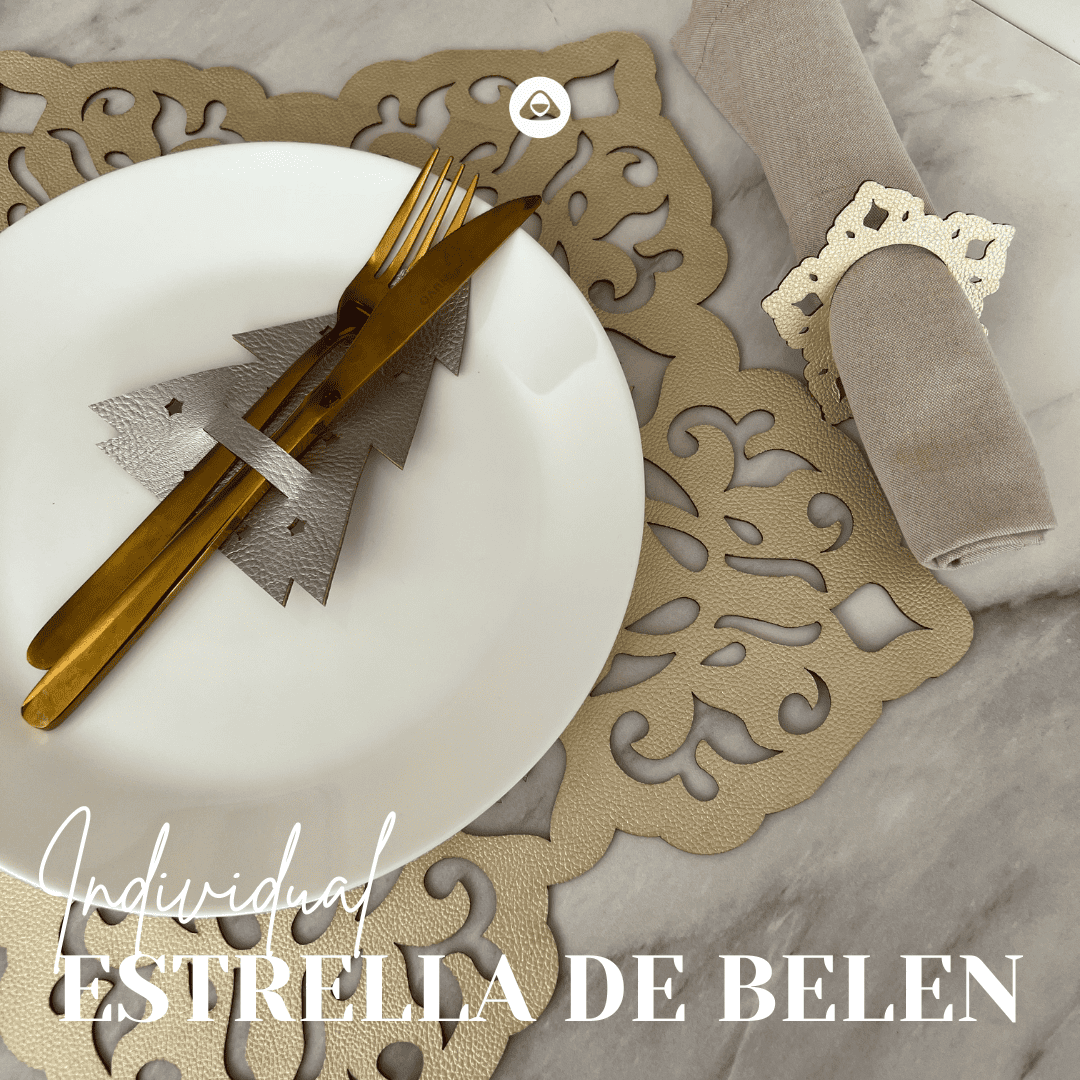 Individual Doble Faz - Navidad Modelo Estrella de Belen