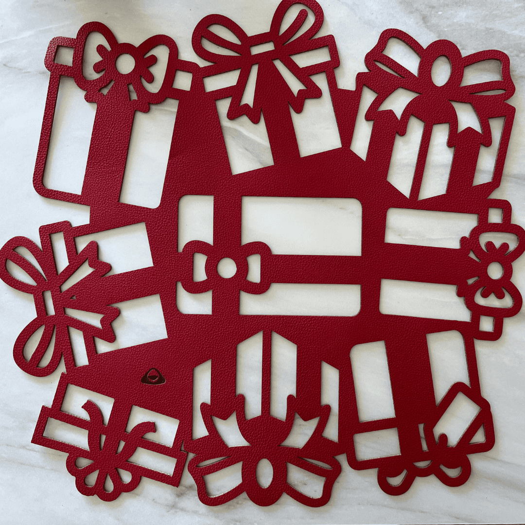 Individual Doble Faz - Navidad Modelo Regalos