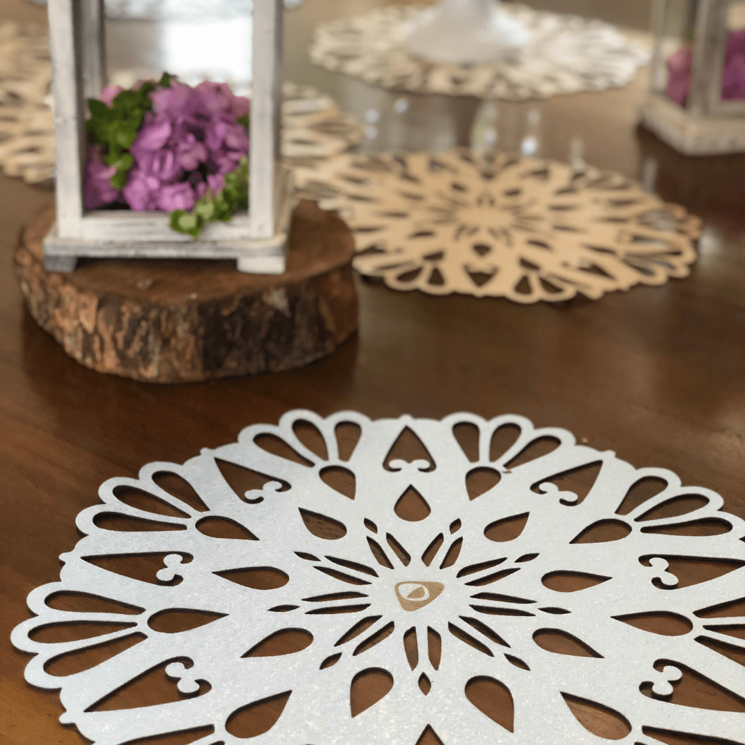Individual Doble Faz - Modelo Flower - INDIVIDUAL | MYARKA