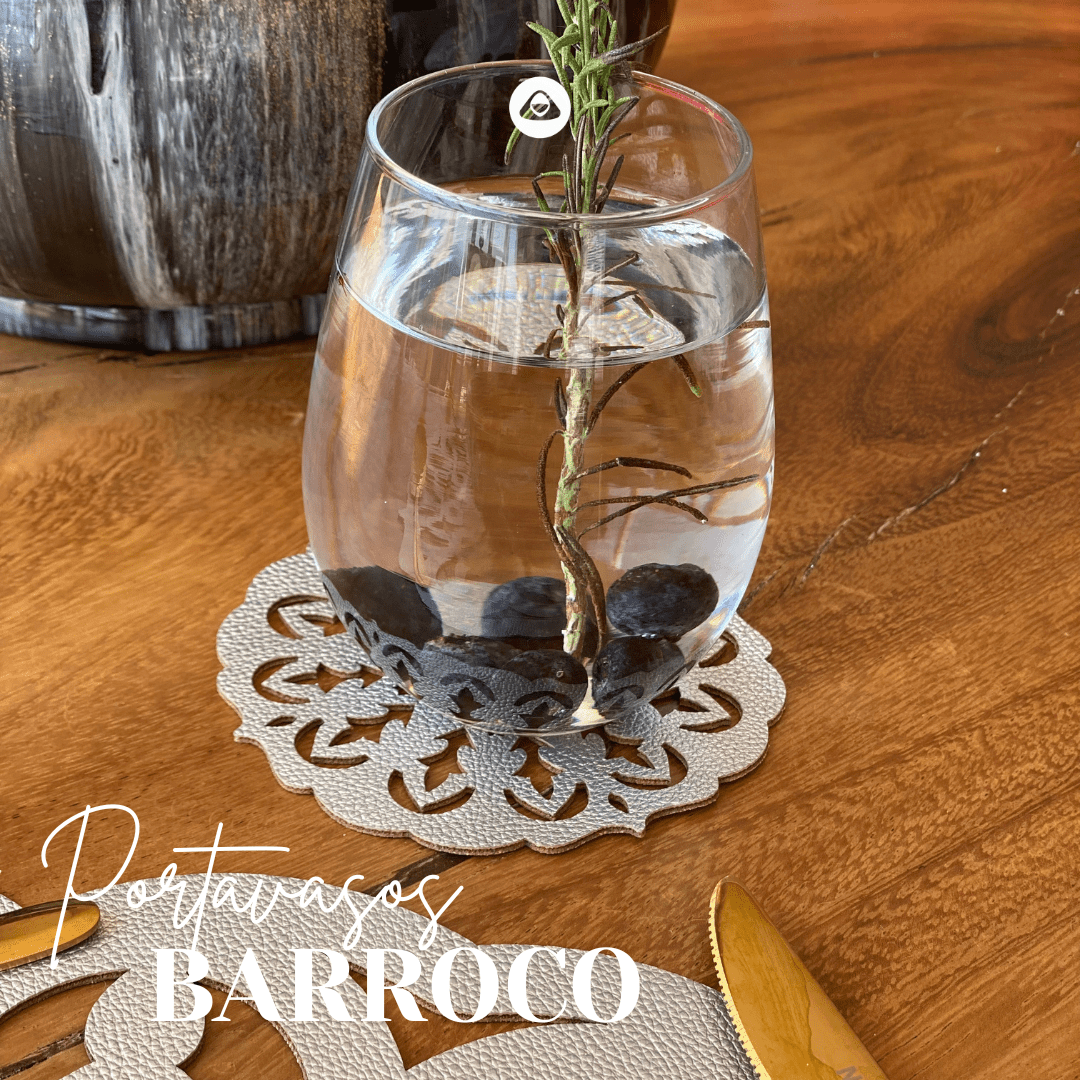 Portavaso Doble Faz - Modelo Barroco - PORTAVASOS | MYARKA