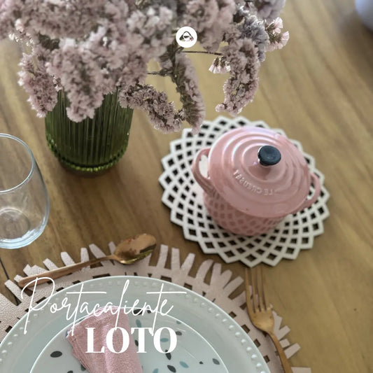 Portacaliente x2 - Modelo Loto