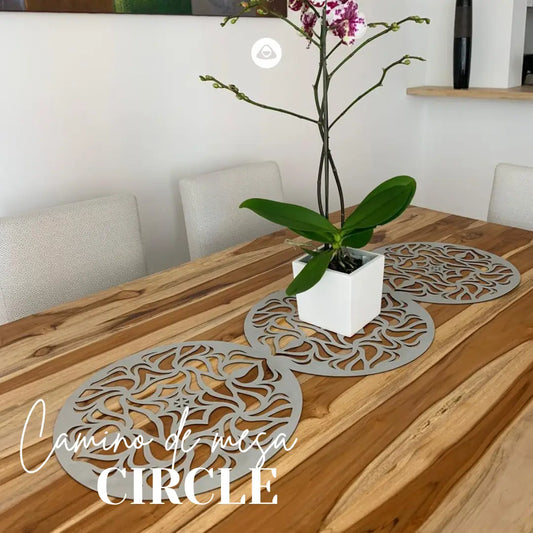 Camino de mesa Doble Faz - Modelo Circle