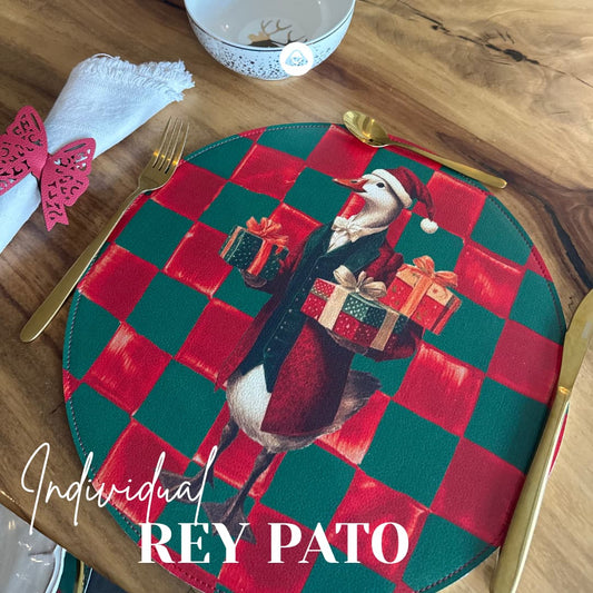 Individual Doble Faz - Galeria Navidad Modelo Rey Pato