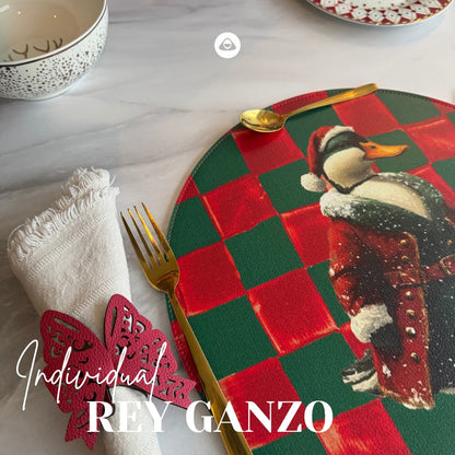 Individual Doble Faz - Galeria Navidad Modelo Rey Ganzo