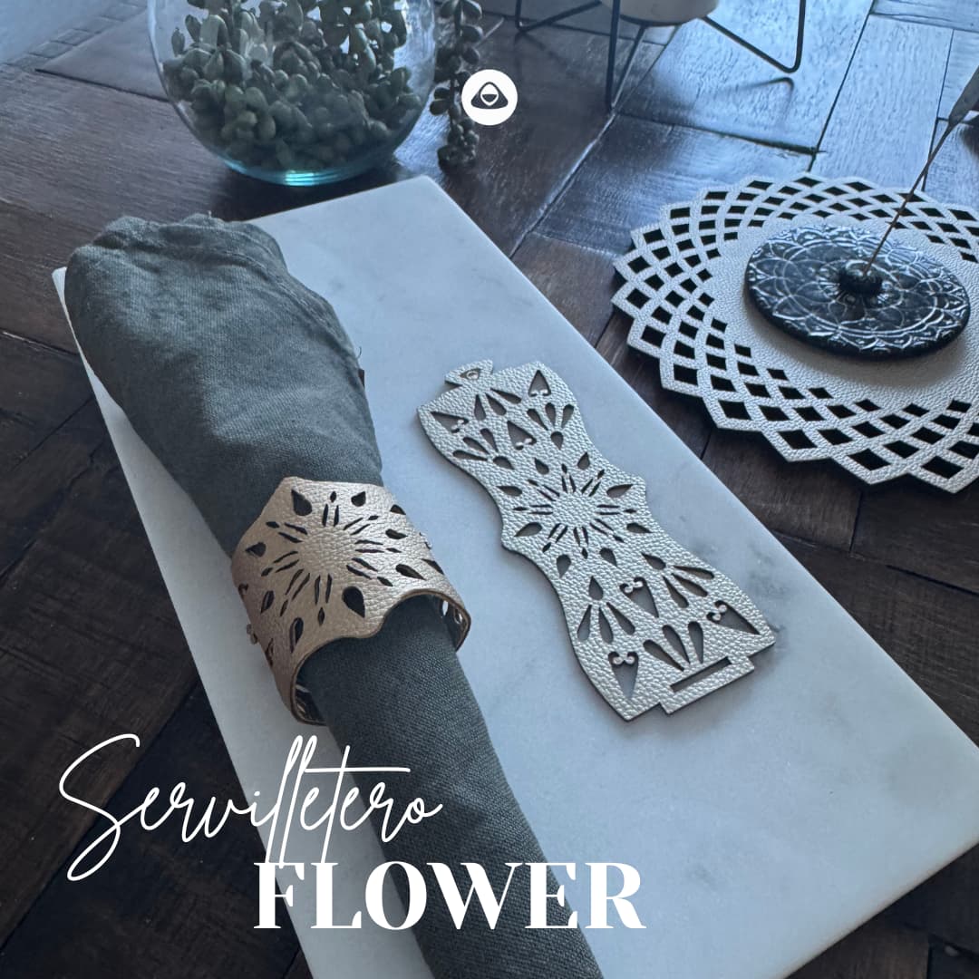 Servilletero Doble Faz - Modelo Flower