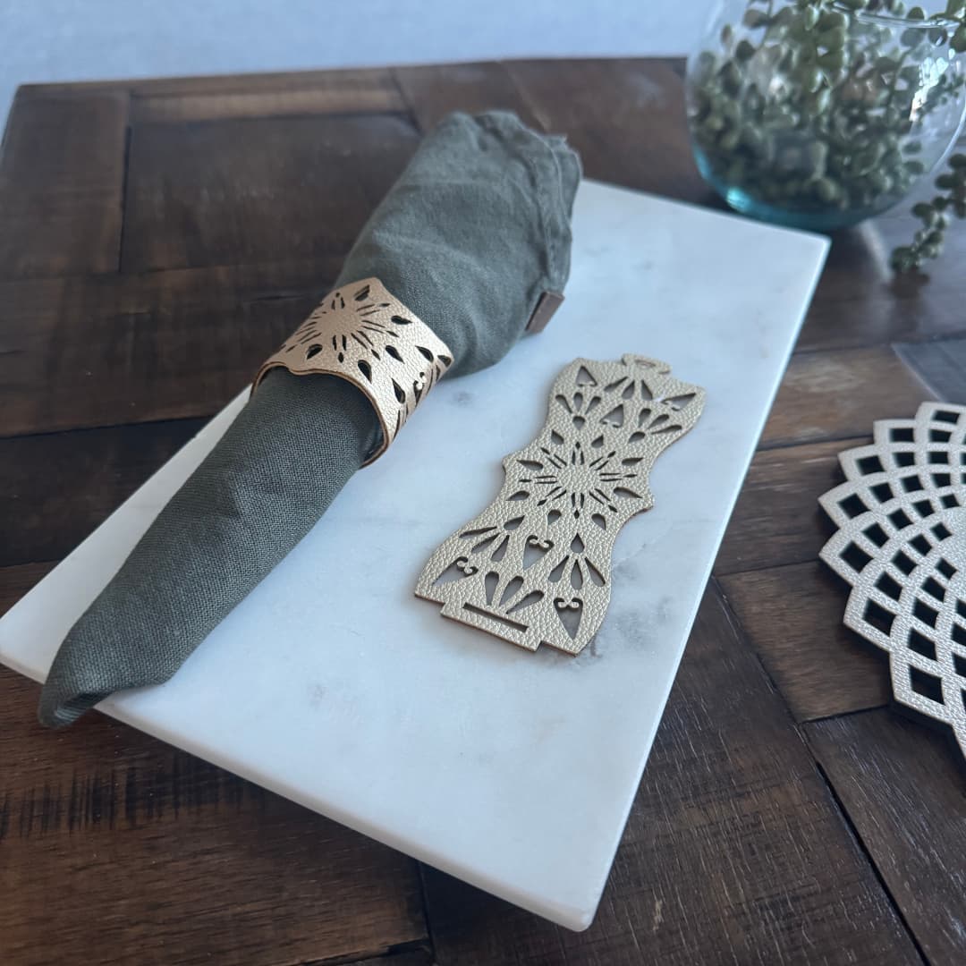 Servilletero Doble Faz - Modelo Flower