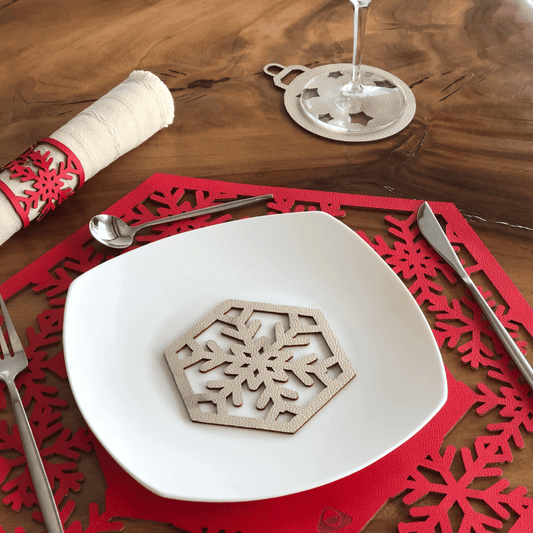 Individual Doble Faz - Navidad Modelo Hexagono