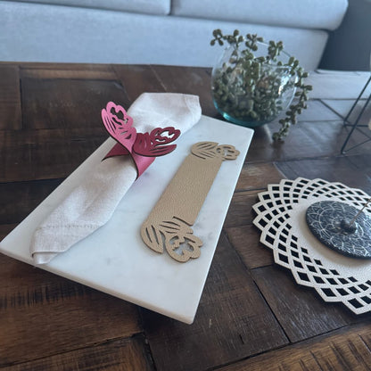 Servilletero Doble Faz - Modelo Rosa
