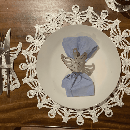 Individual Doble Faz - Navidad Modelo Angel de Navidad