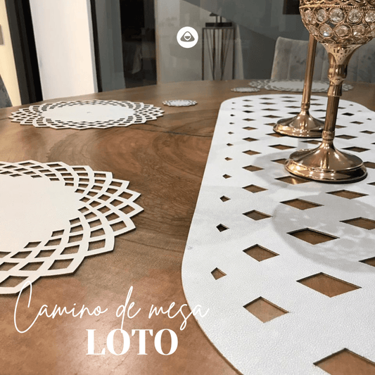 Camino de mesa Doble Faz - Modelo Loto - CAMINOS | MYARKA