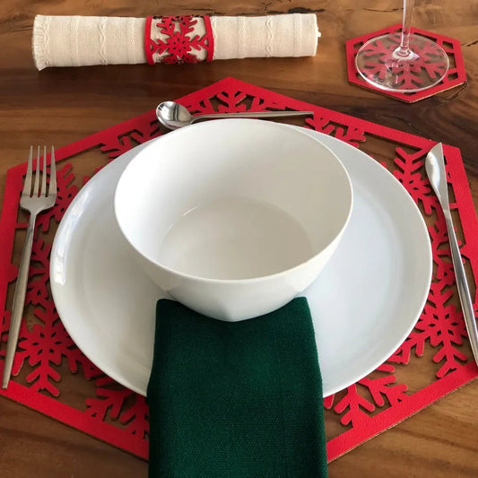 Individual Doble Faz - Navidad Modelo Hexagono - INDIVIDUAL | MYARKA