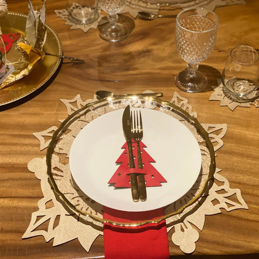 Individual Doble Faz - Navidad Modelo Noche Buena - INDIVIDUAL | MYARKA