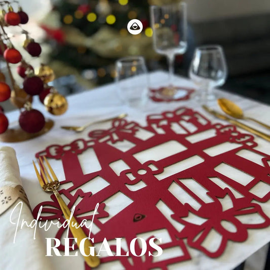 Individual Doble Faz - Navidad Modelo Regalos - INDIVIDUAL | MYARKA