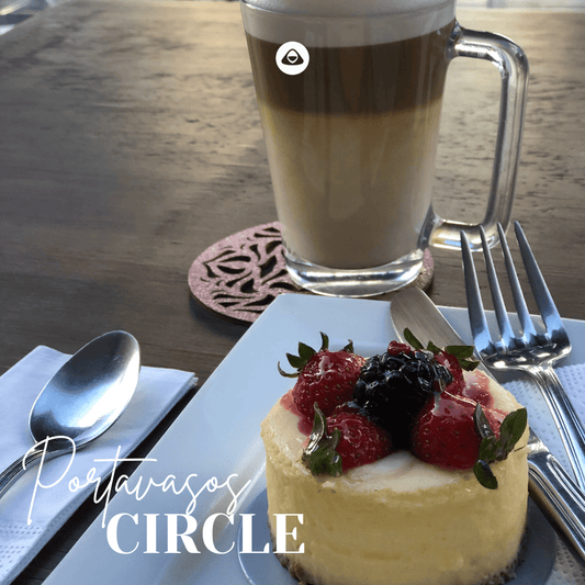 Portavaso Doble Faz - Modelo Circle - PORTAVASOS | MYARKA