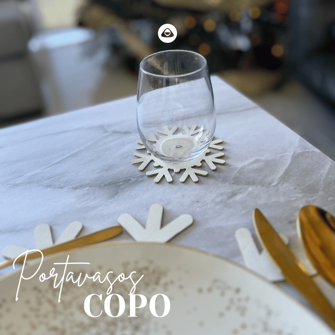 Portavasos Doble Faz - Navidad Modelo Copo - PORTAVASOS | MYARKA