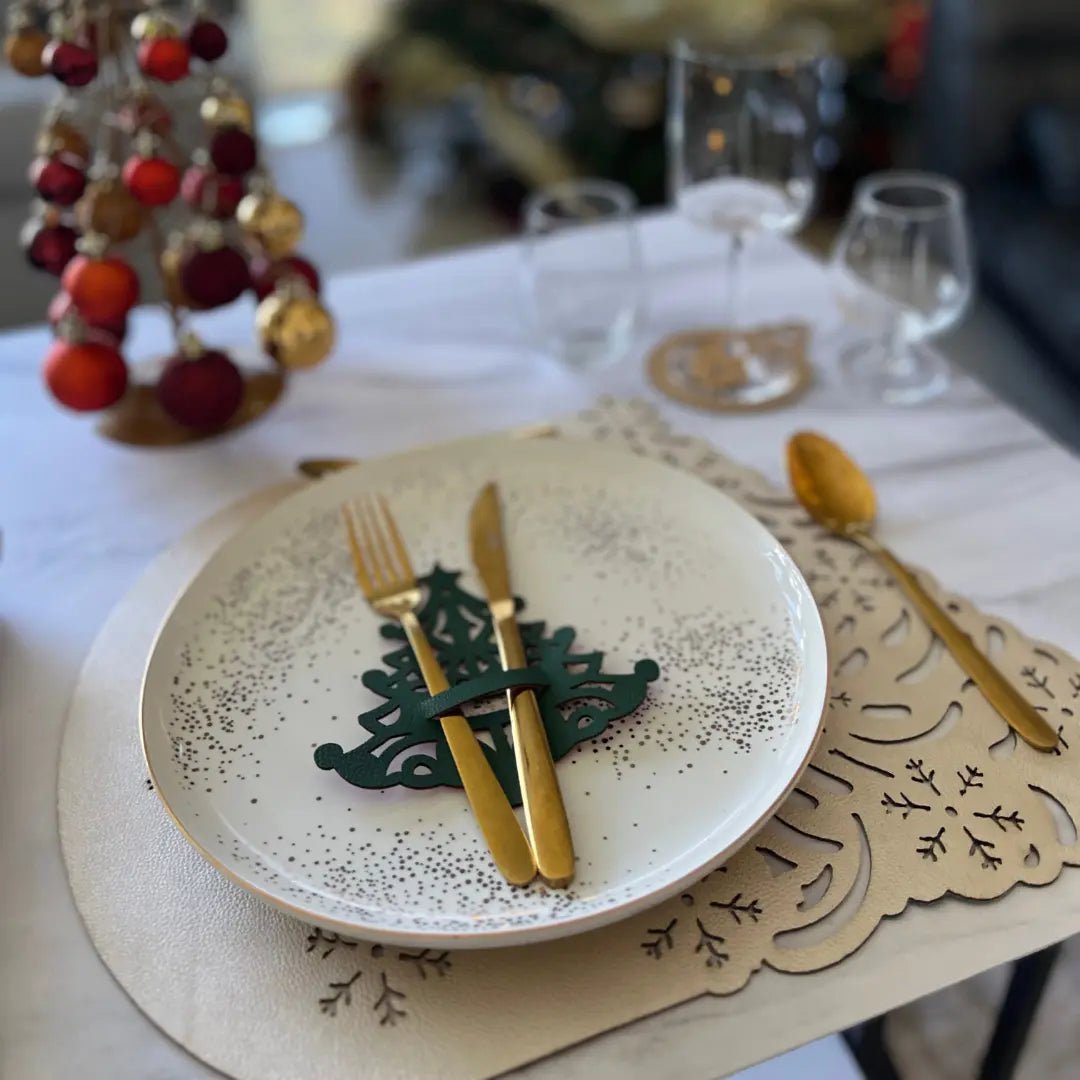 Portavasos Doble Faz - Navidad Modelo Pino - PORTAVASOS | MYARKA