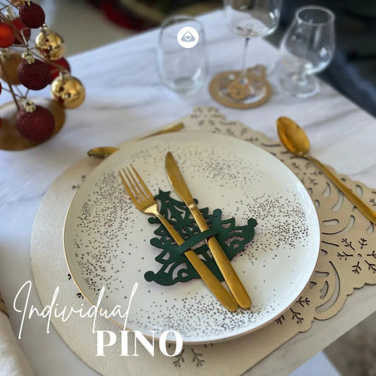 Portavasos Doble Faz - Navidad Modelo Pino - PORTAVASOS | MYARKA