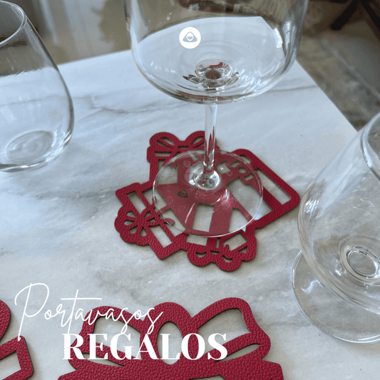 Portavasos Doble Faz - Navidad Modelo Villa - PORTAVASOS | MYARKA