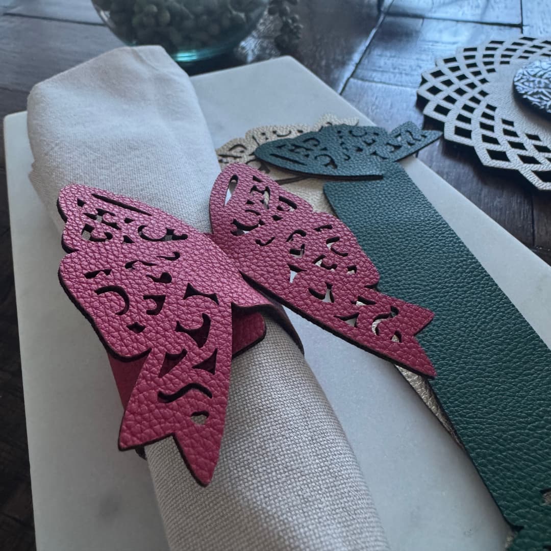 Servilletero Doble Faz - Modelo Mariposa - SERVILLETEROS | MYARKA