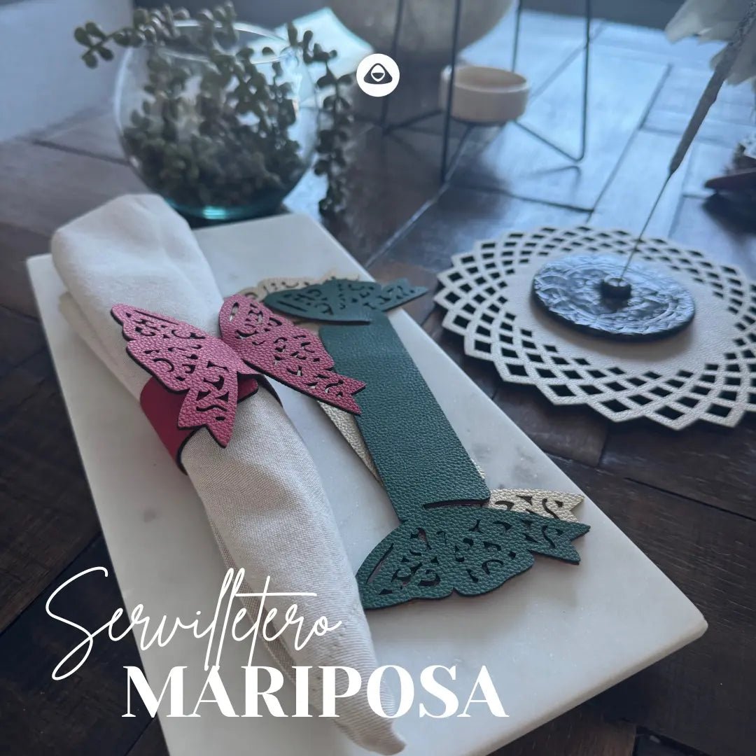 Servilletero Doble Faz - Modelo Mariposa - SERVILLETEROS | MYARKA