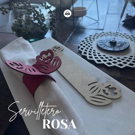 Servilletero Doble Faz - Modelo Rosa - SERVILLETEROS | MYARKA